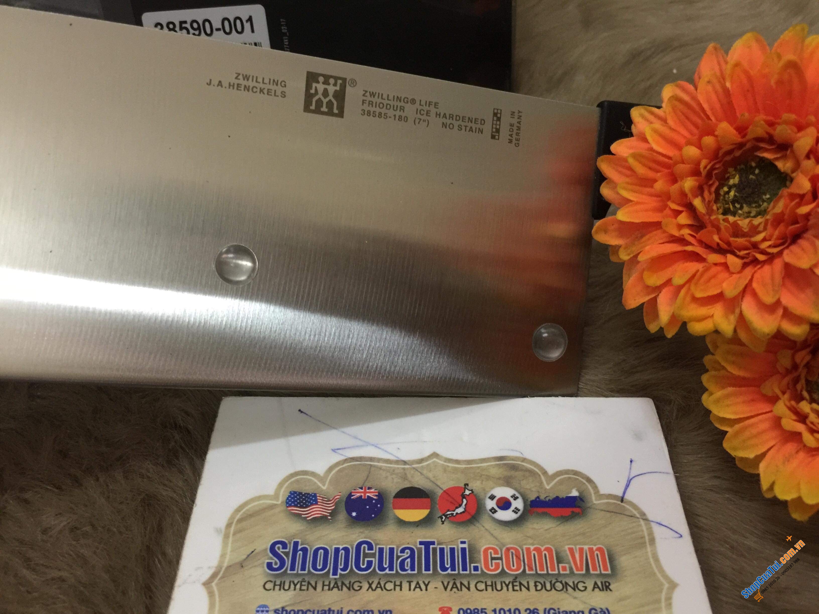 SET ĐÔI DAO CHẶT - DAO THÁI ZWILLING MADE IN GERMANY