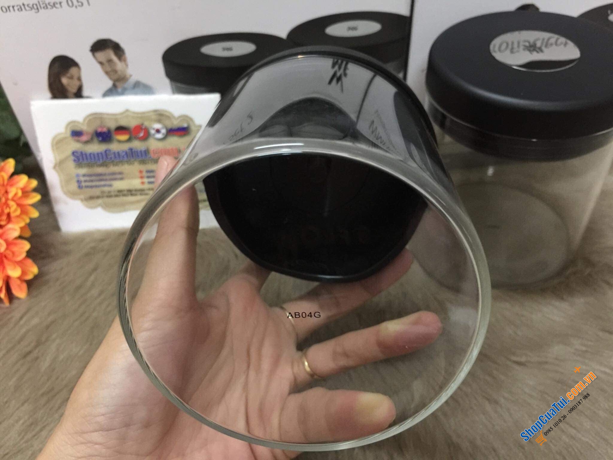 BÌNH THUỶ TINH WMF DEPOT  SET ĐÔI  0,5 LIT