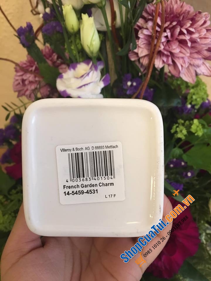 HŨ ĐỰNG GIA VỊ, HẠT NÊM, ỚT TRƯNG, ĐƯỜNG VILLEROY BOCH HÌNH TRÁI CHANH - MADE IN GERMNAY