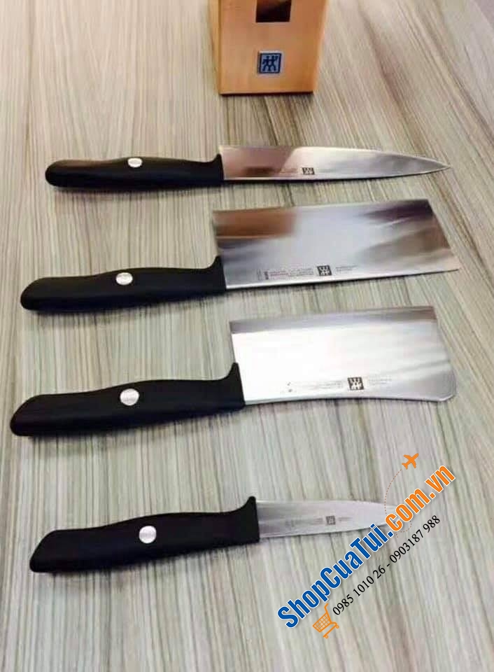 BỘ DAO ZWILLING LIFE 5 món - MADE IN GERMANY SẢN XUẤT CHUẨN CHO NGƯỜI CHÂU Á