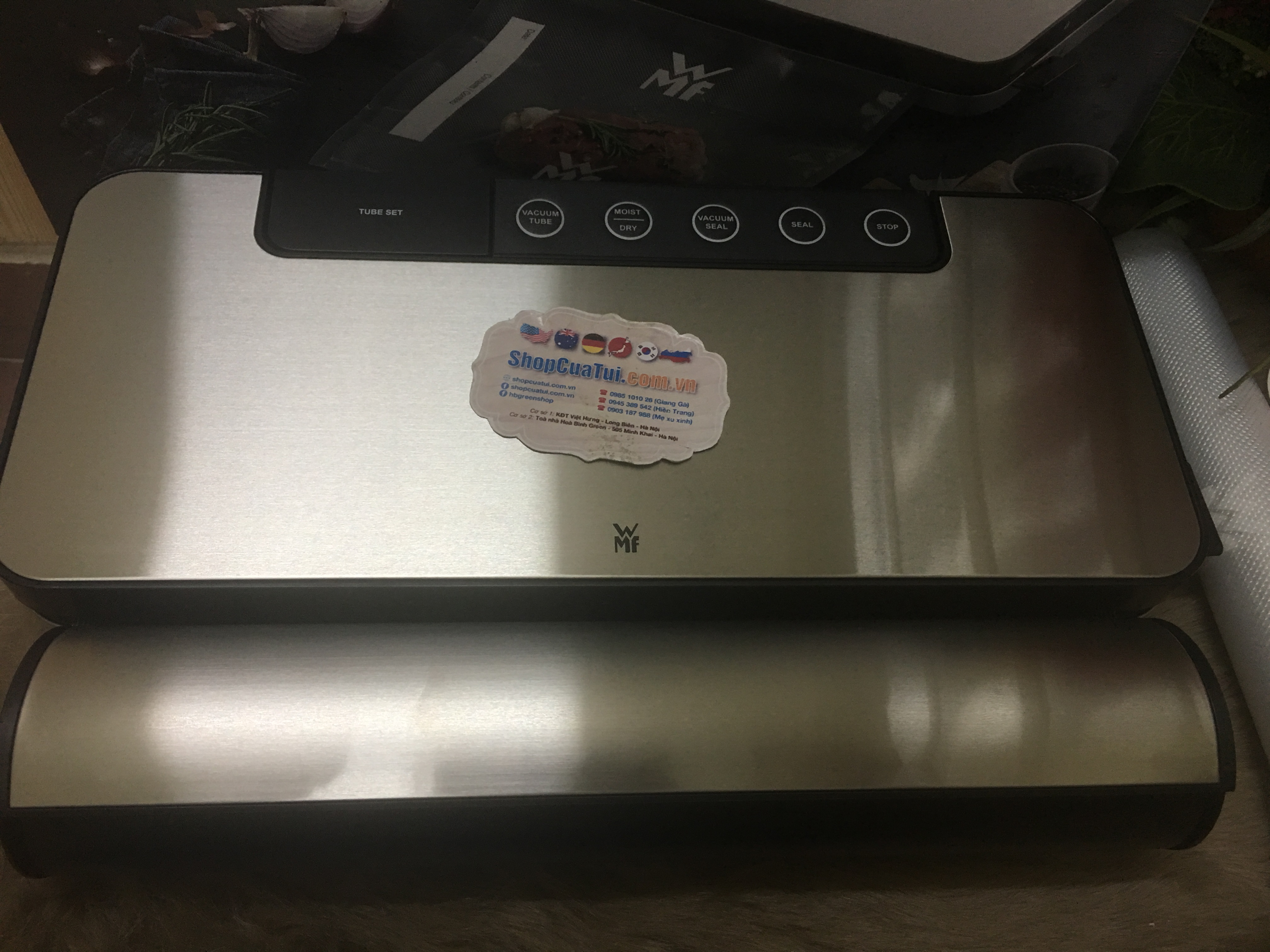 Hút chân không WMF loại KHÔNG KÉN TÚI