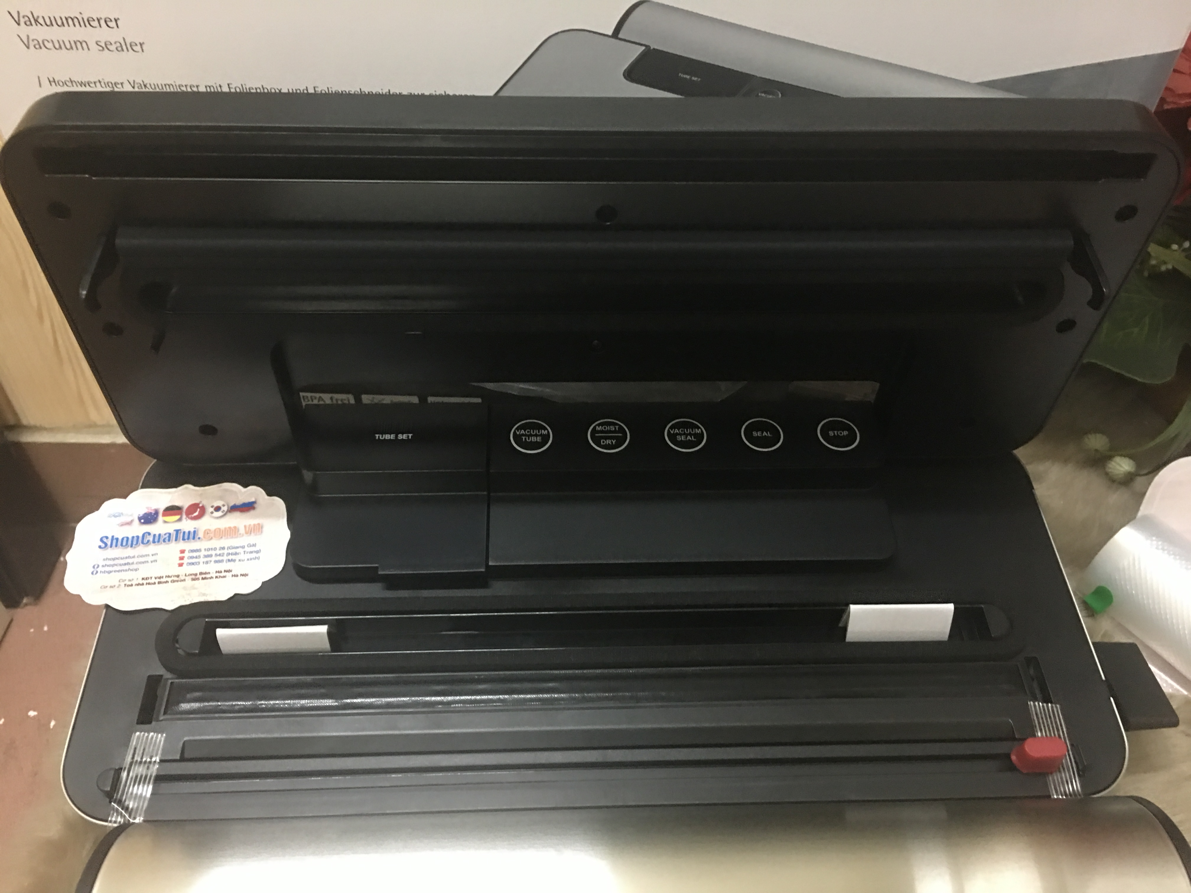 Hút chân không WMF loại KHÔNG KÉN TÚI