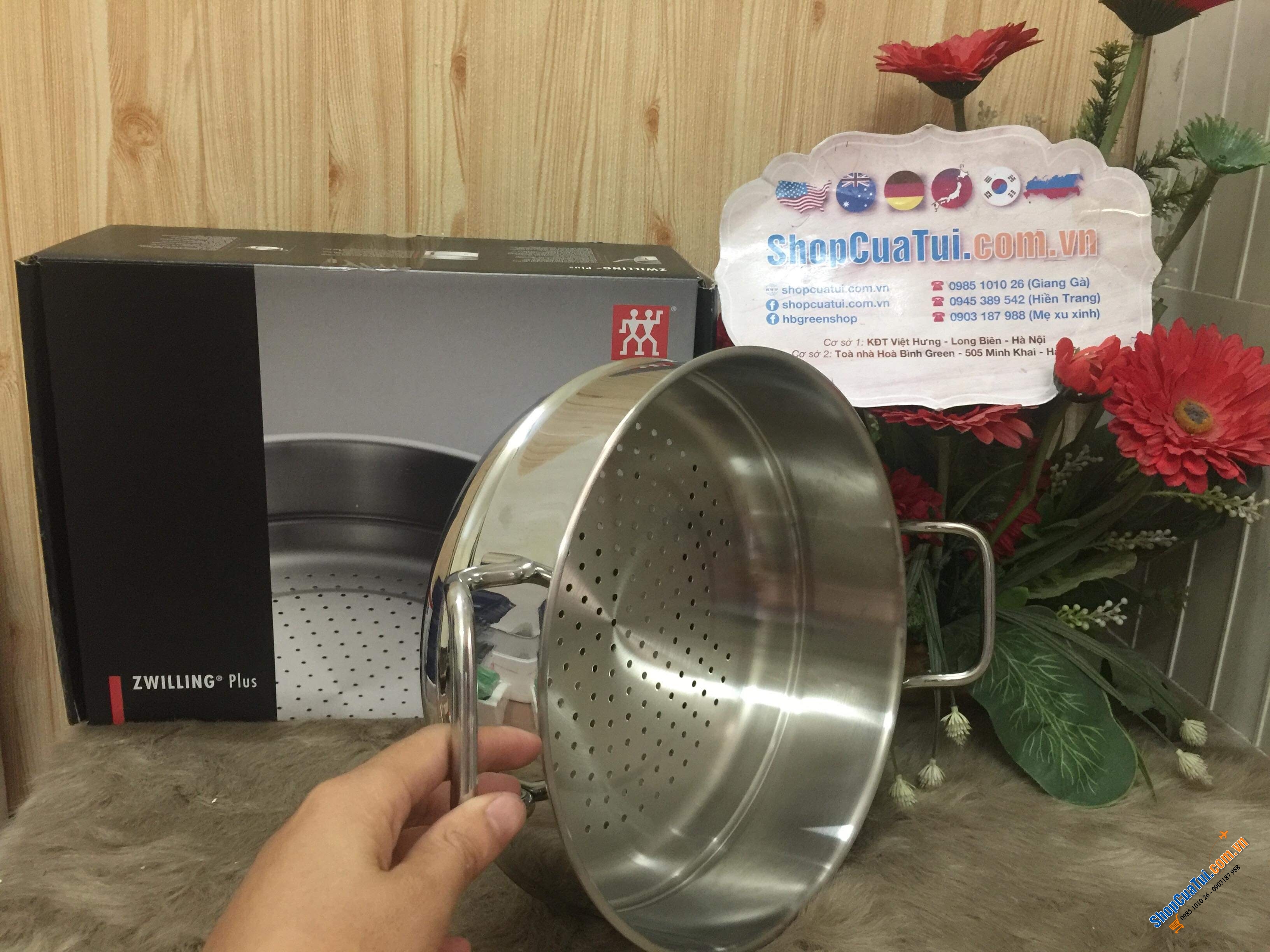 XỬNG HẤP ZWILLING SIÊU DÀY SIZE 24 cm