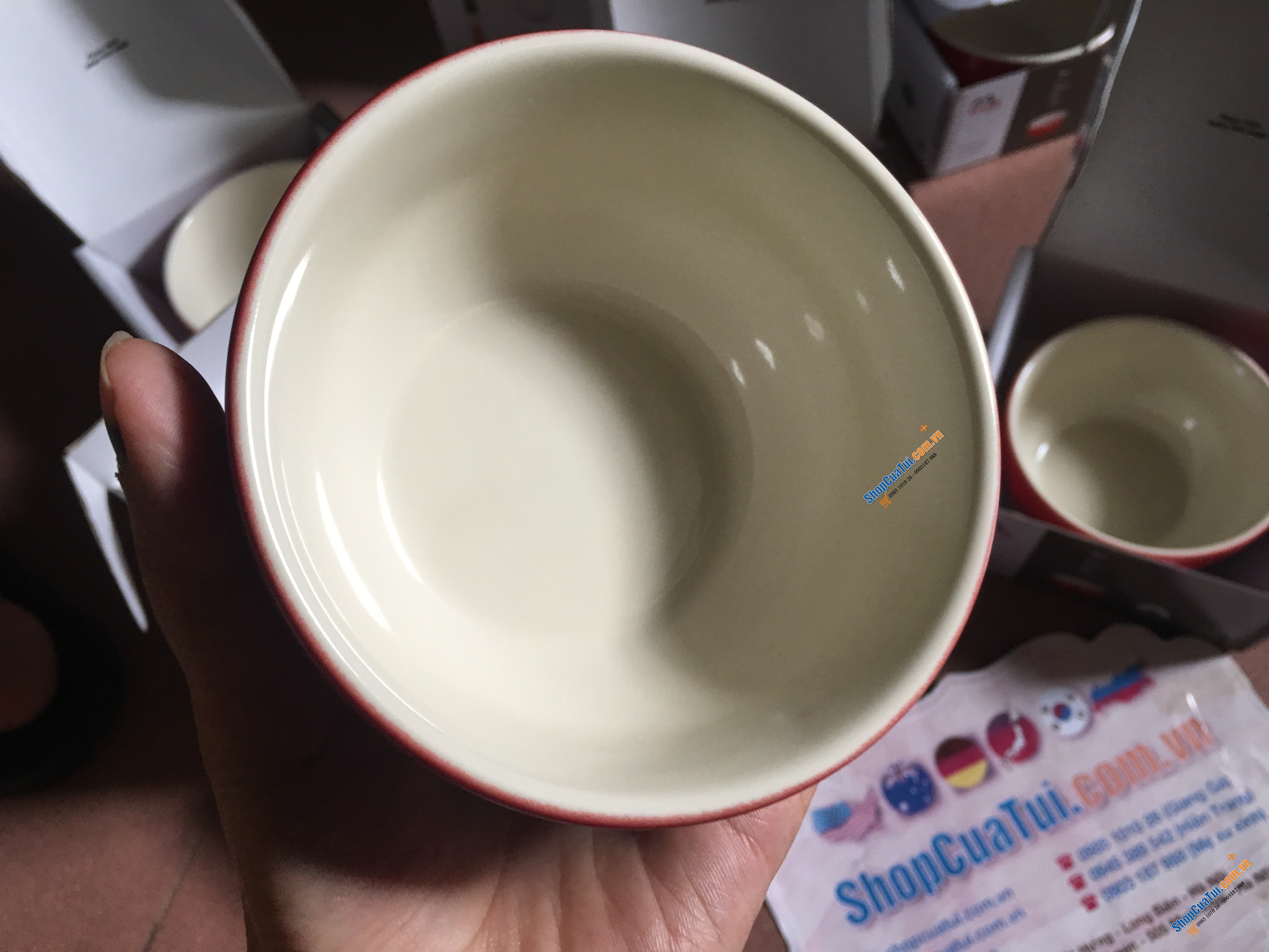BÁT ĂN CƠM STAUB MÀU ĐỎ 12cm