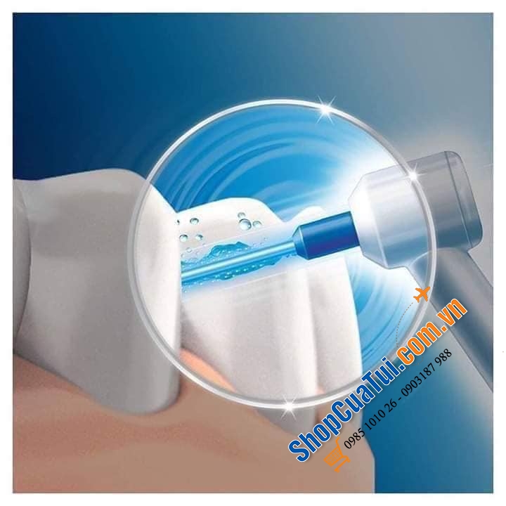 TĂM NƯỚC ORAL B WATERJET GỒM 4 ĐẦU CẮM