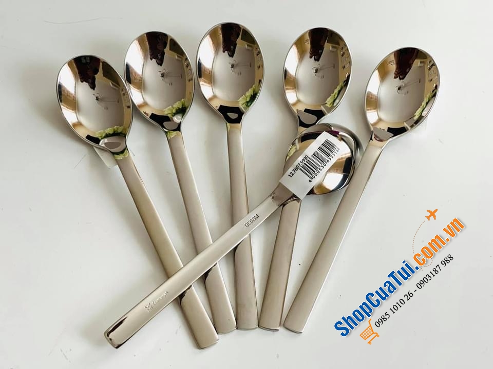 SÉT 6 THÌA CÀ PHÊ/ ĂN SÚP hoặc DĨA ĂN HOA QUẢ, BÁNH NGỌT WMF NOUVA