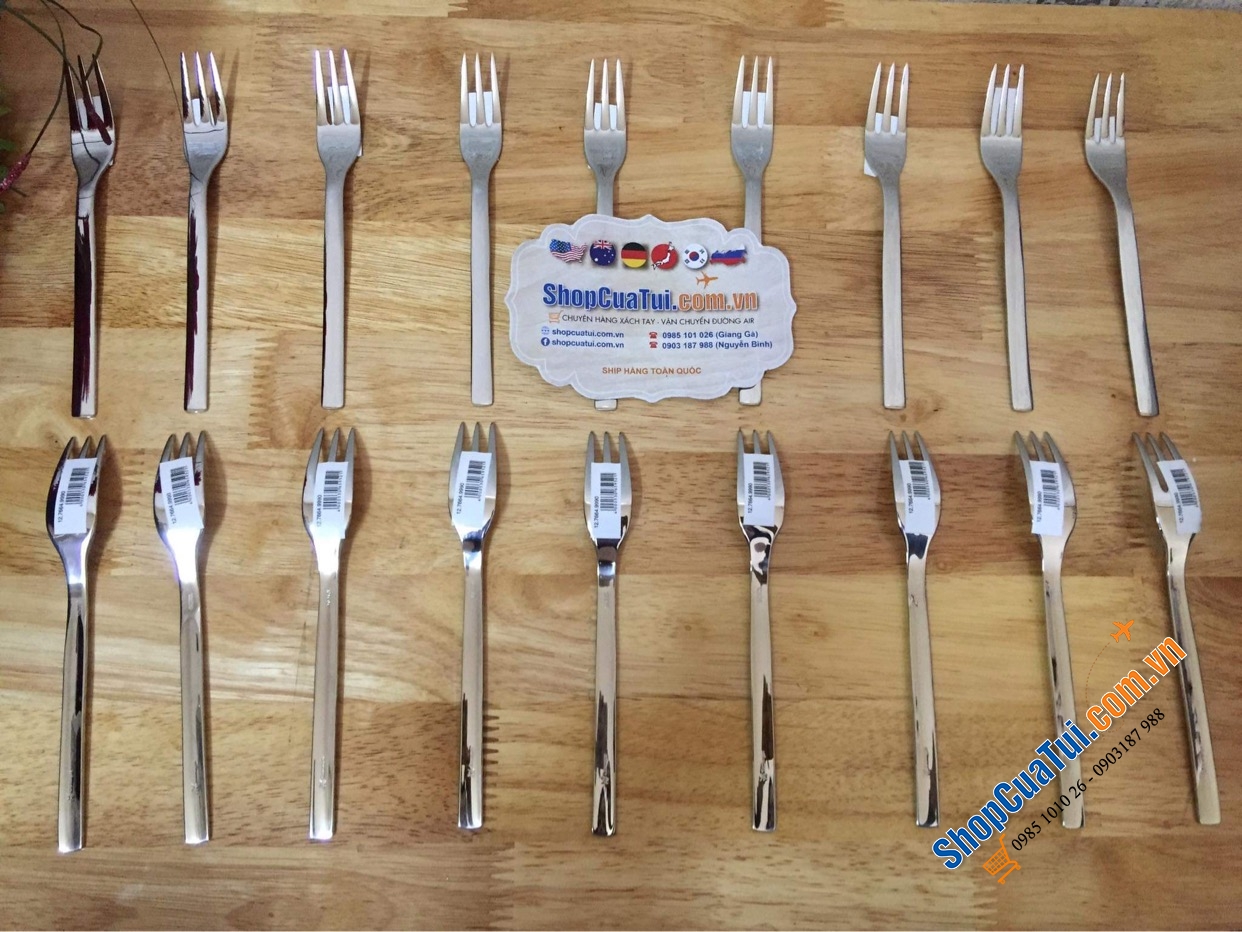 SÉT 6 THÌA CÀ PHÊ/ ĂN SÚP hoặc DĨA ĂN HOA QUẢ, BÁNH NGỌT WMF NOUVA