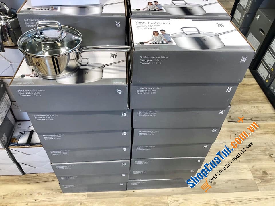 QUÁNH WMF 16 CM NẮP KÍNH