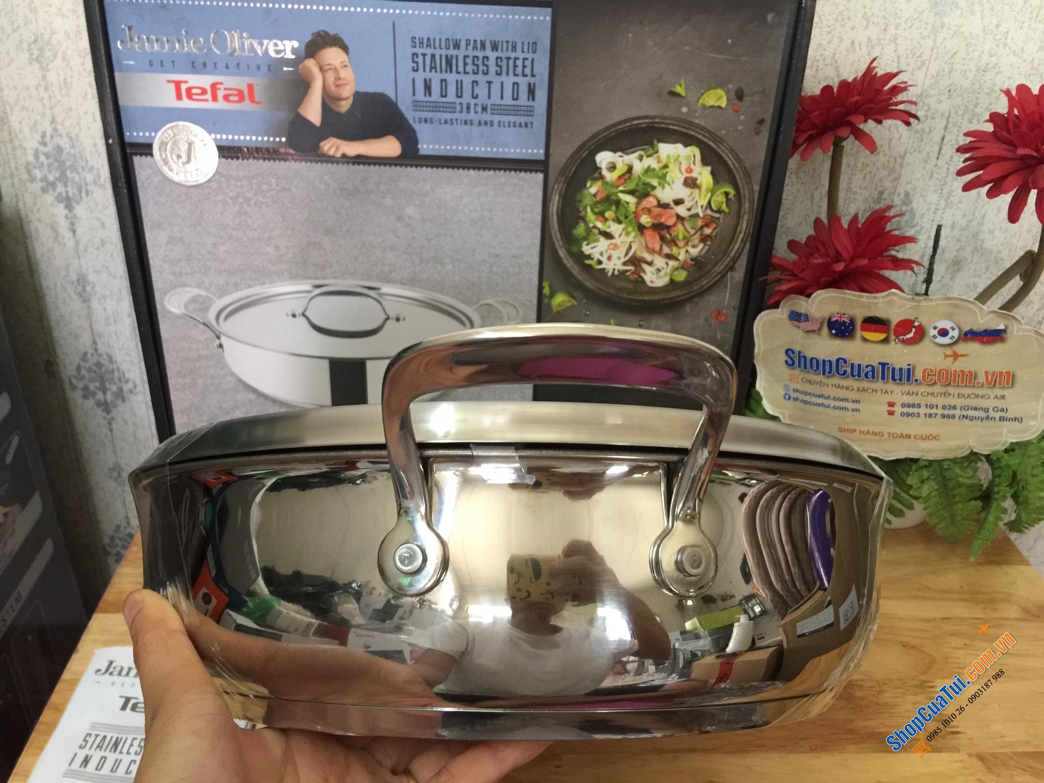 NỒI LẨU - NỒI HẦM TEFAL CHỐNG DÍNH 30 CM