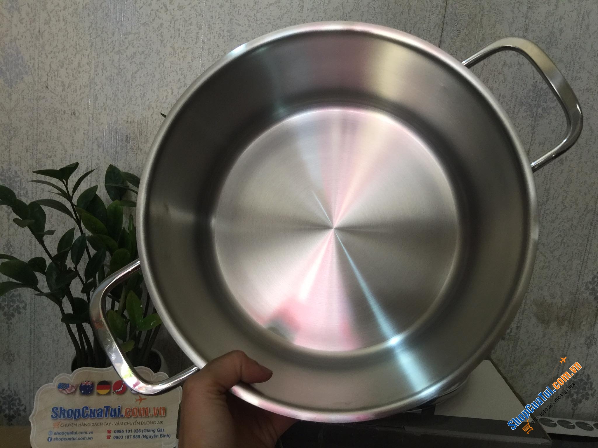 NỒI LUỘC GÀ - NẤU BÚN PHỞ TO SILIT 5,7 L