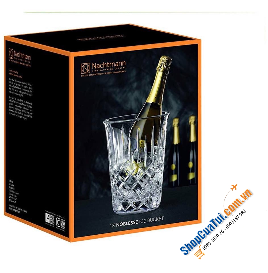 BÌNH ƯỚP LẠNH RƯỢU, BÌNH ĐỰNG ĐÁ NACHTMANN - MADE IN GERMANY