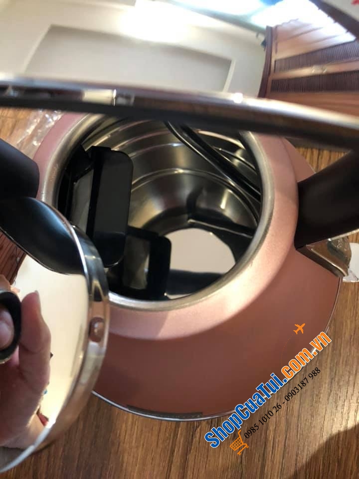 Ấm siêu tốc Morphy Richards hồng siêu siêu đẹp 1,5 lít