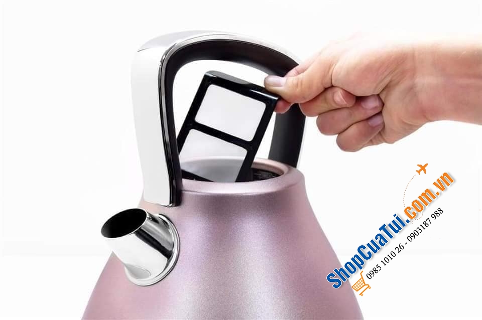 Ấm siêu tốc Morphy Richards hồng siêu siêu đẹp 1,5 lít