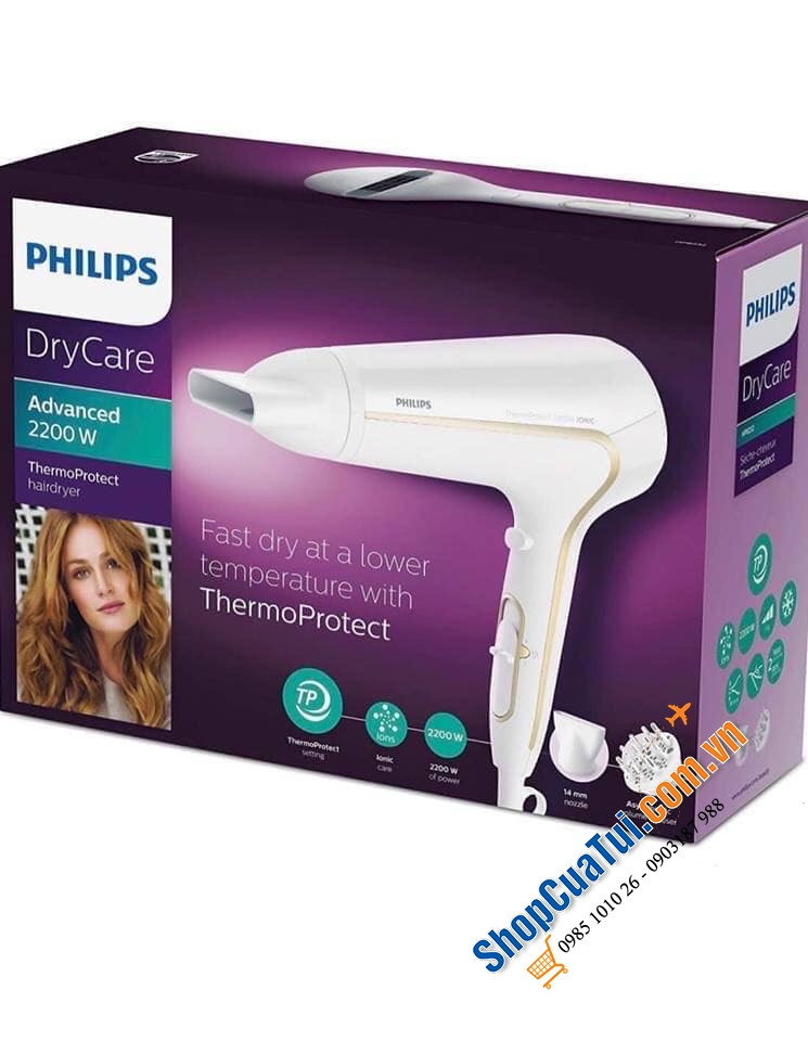 Máy Sấy Tóc Philips HP8232 - MÀU TRẮNG