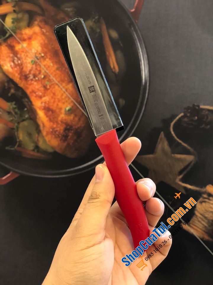 TRỌN BỘ SET 3 DAO KÉO NẠO ZWILLING GRIP ĐỎ.