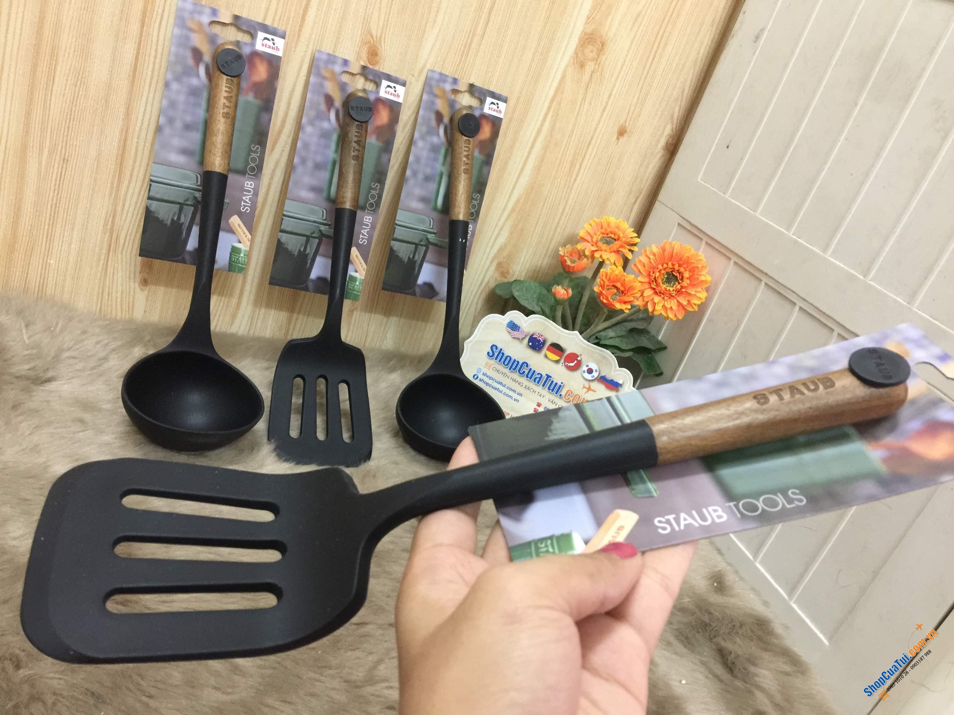 SET MUÔI CANH TO - XẺNG XÀO LẬT STAUB