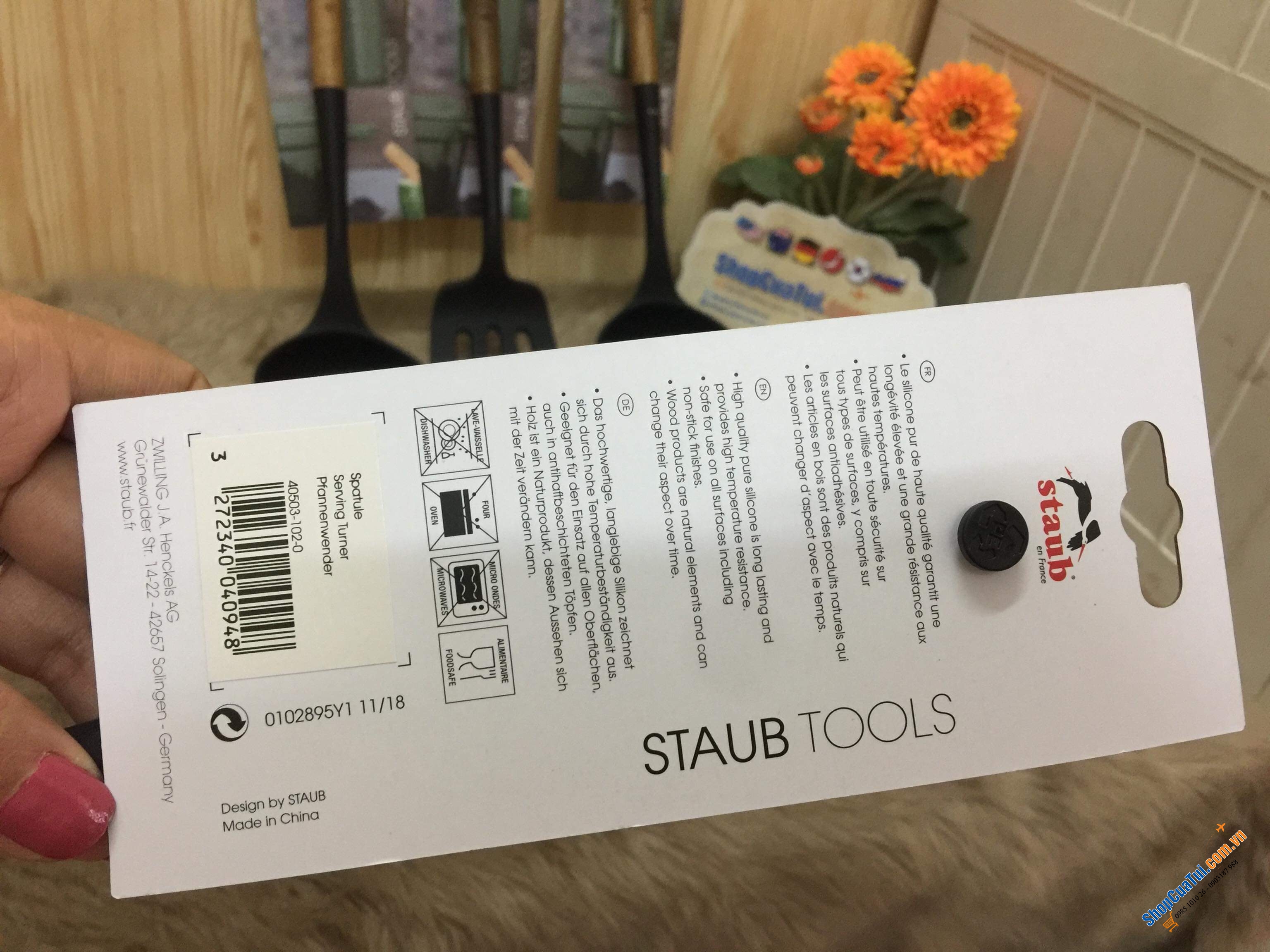 SET MUÔI CANH TO - XẺNG XÀO LẬT STAUB