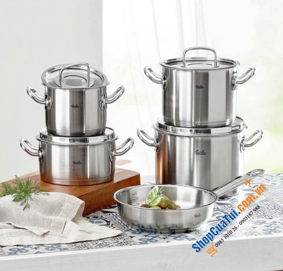 Bộ nồi Fissler Profi Original set 5 FISSLER ORIGINAL PPROFI - MADE IN GERMANY