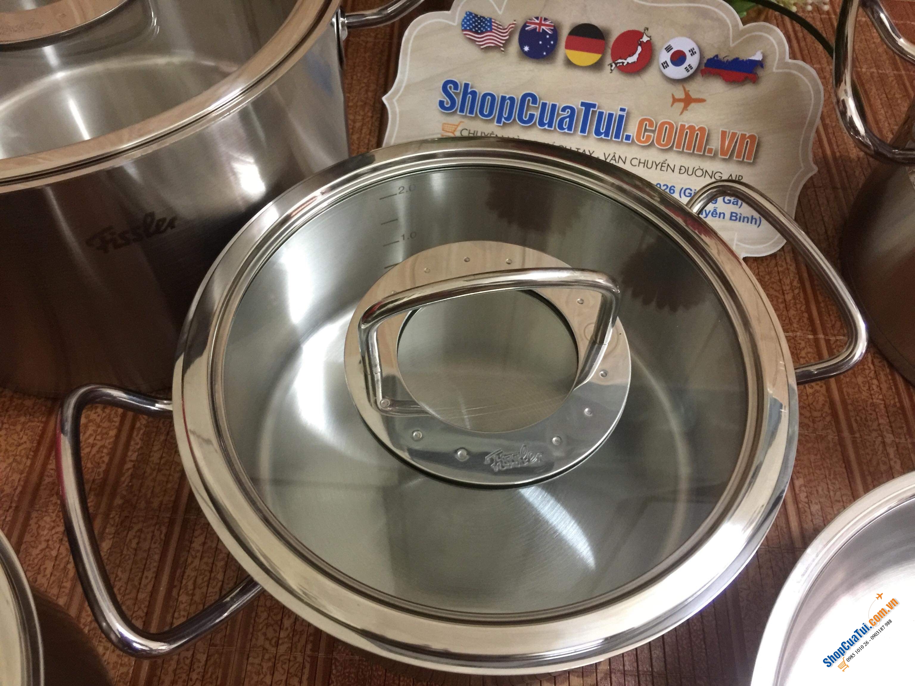 Bộ nồi Fissler Profi Original set 5 FISSLER ORIGINAL PPROFI - MADE IN GERMANY