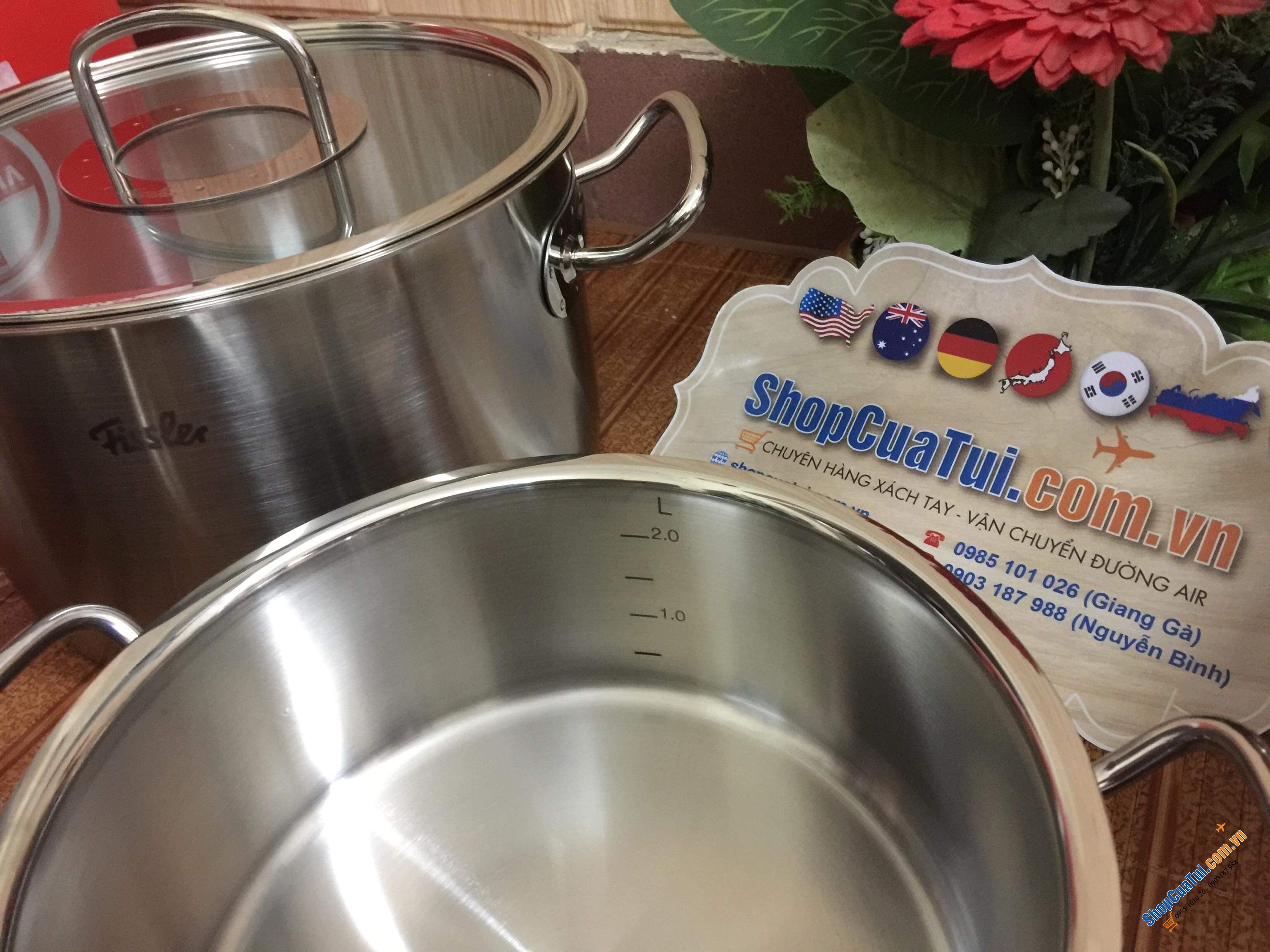 Bộ nồi Fissler Profi Original set 5 FISSLER ORIGINAL PPROFI - MADE IN GERMANY