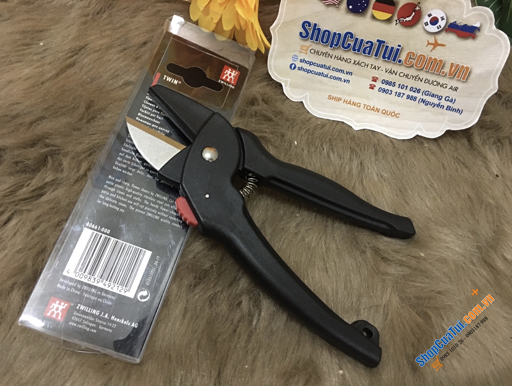 KÉO CẮT HOA - TỈA CÀNH ZWILLING siêu xịn.