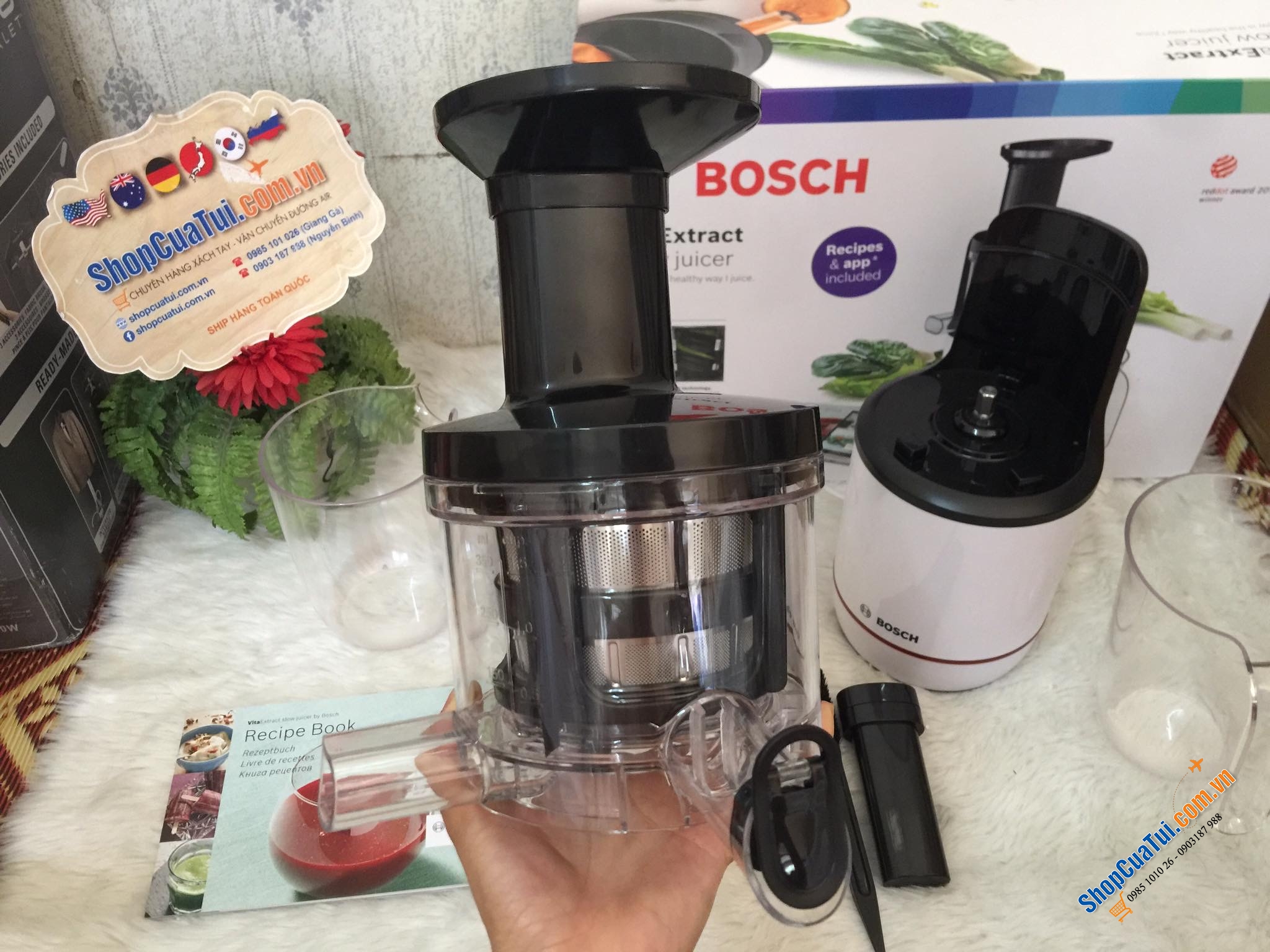 Máy ép chậm Bosch Comfort MESM500W