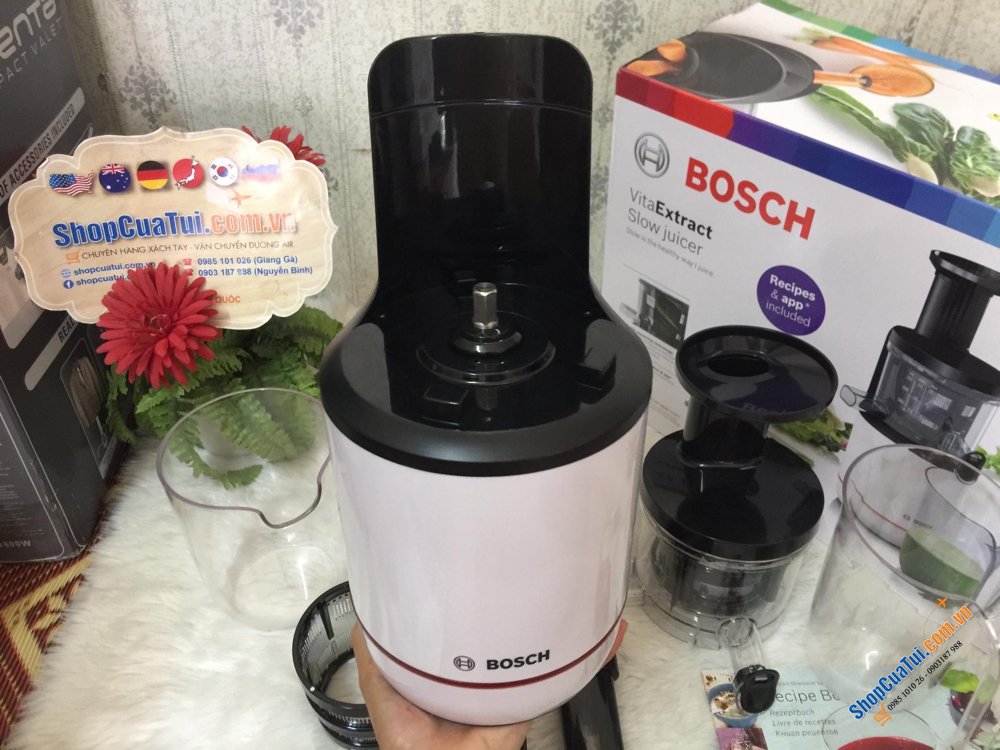 Máy ép chậm Bosch Comfort MESM500W