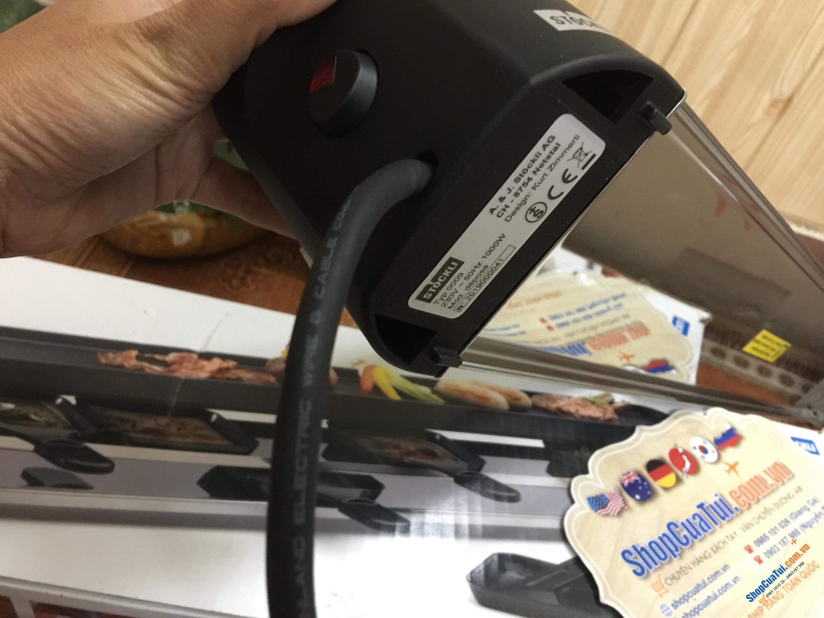 Bếp nướng Stöckli - hàng cao cấp Thuỵ Sĩ xuất Đức