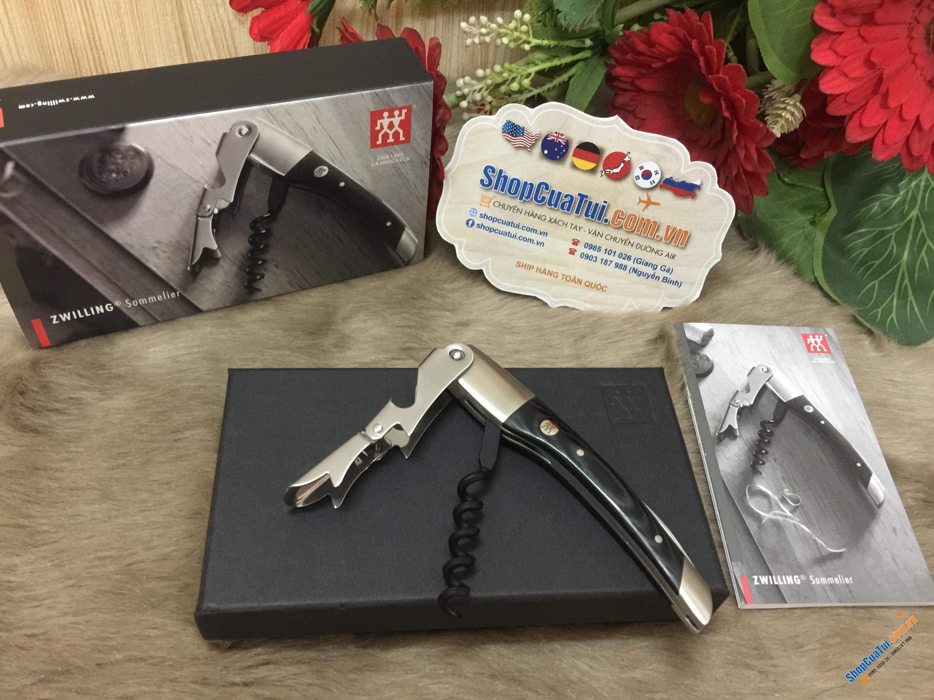 DỤNG CỤ MỞ RƯỢU VANG - MỞ BIA, NƯỚC NGỌT CAO CẤP ZWILLING