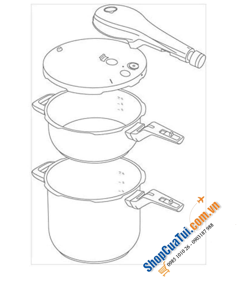 NỒI ÁP SUẤT WMF PERFECT PREMIUM 3 & 4,5l - DÒNG ÁP SUẤT XỊN NHẤT CỦA WMF
