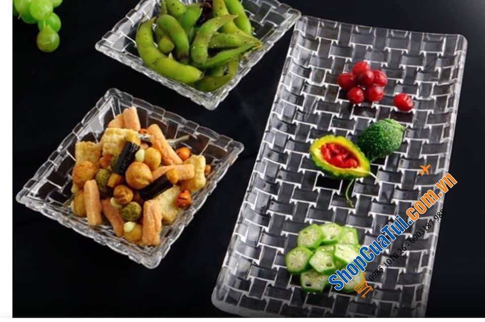 BÁT PHA LÊ NACHTMANN VUÔNG CÓ NẮP 12cmx12cm