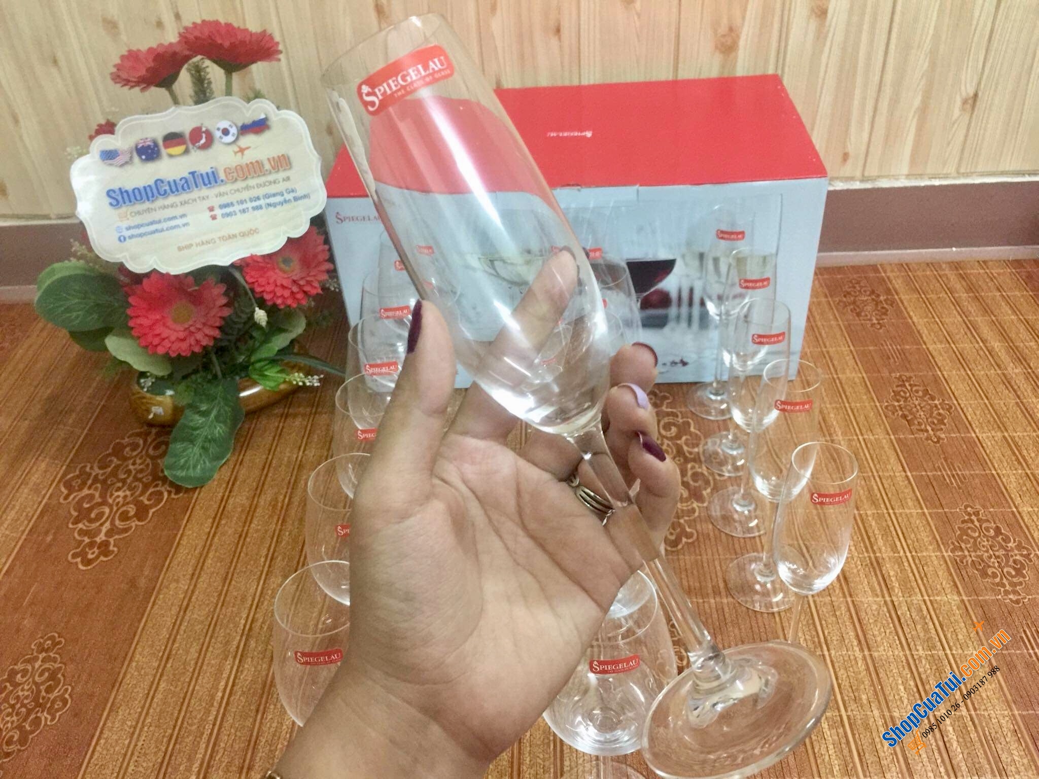 SET 18 LY THUỶ TINH SIÊU CẤP SPIEGELAU - MADE IN GERMANY