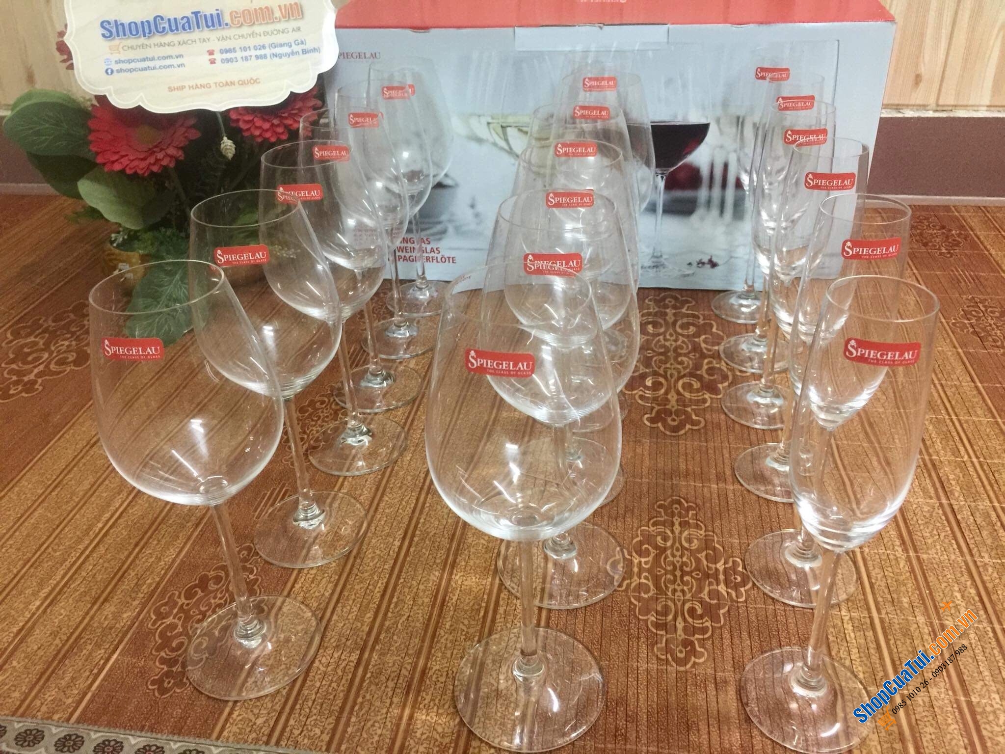SET 18 LY THUỶ TINH SIÊU CẤP SPIEGELAU - MADE IN GERMANY