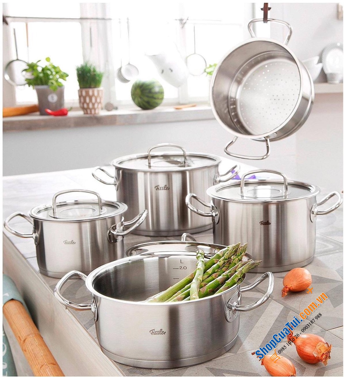 BỘ NỒI FISSLER ORIGINAL - PROFI COLLECTION 6 MÓN - Made in Germany