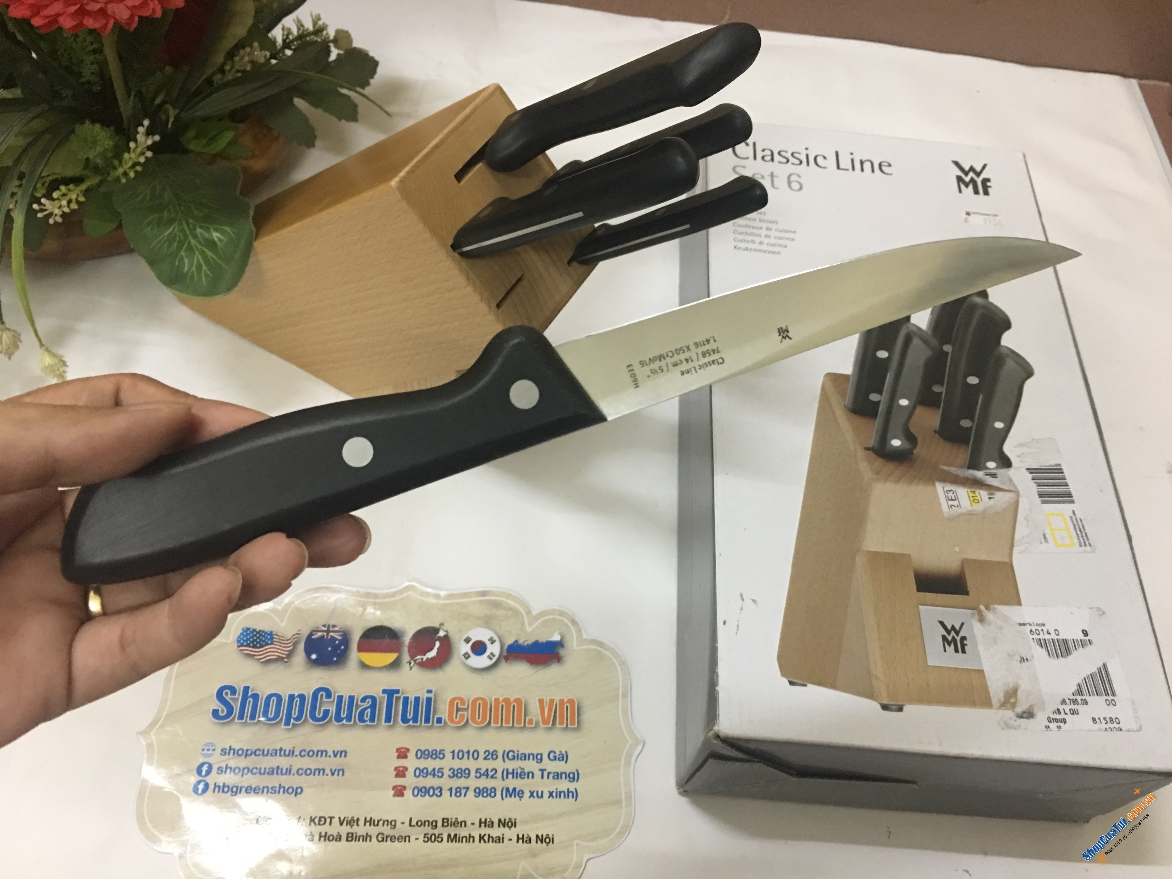Bộ dao WMF Classic Line  6 món