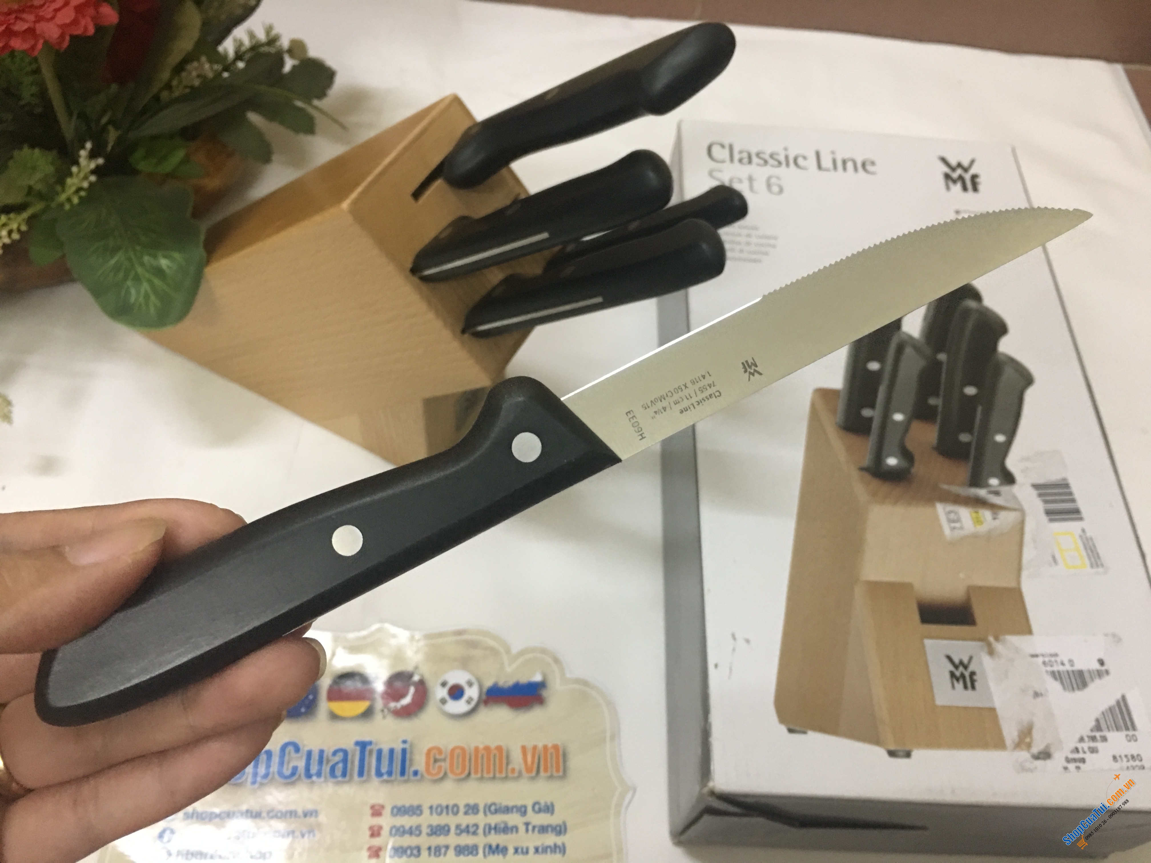 Bộ dao WMF Classic Line  6 món