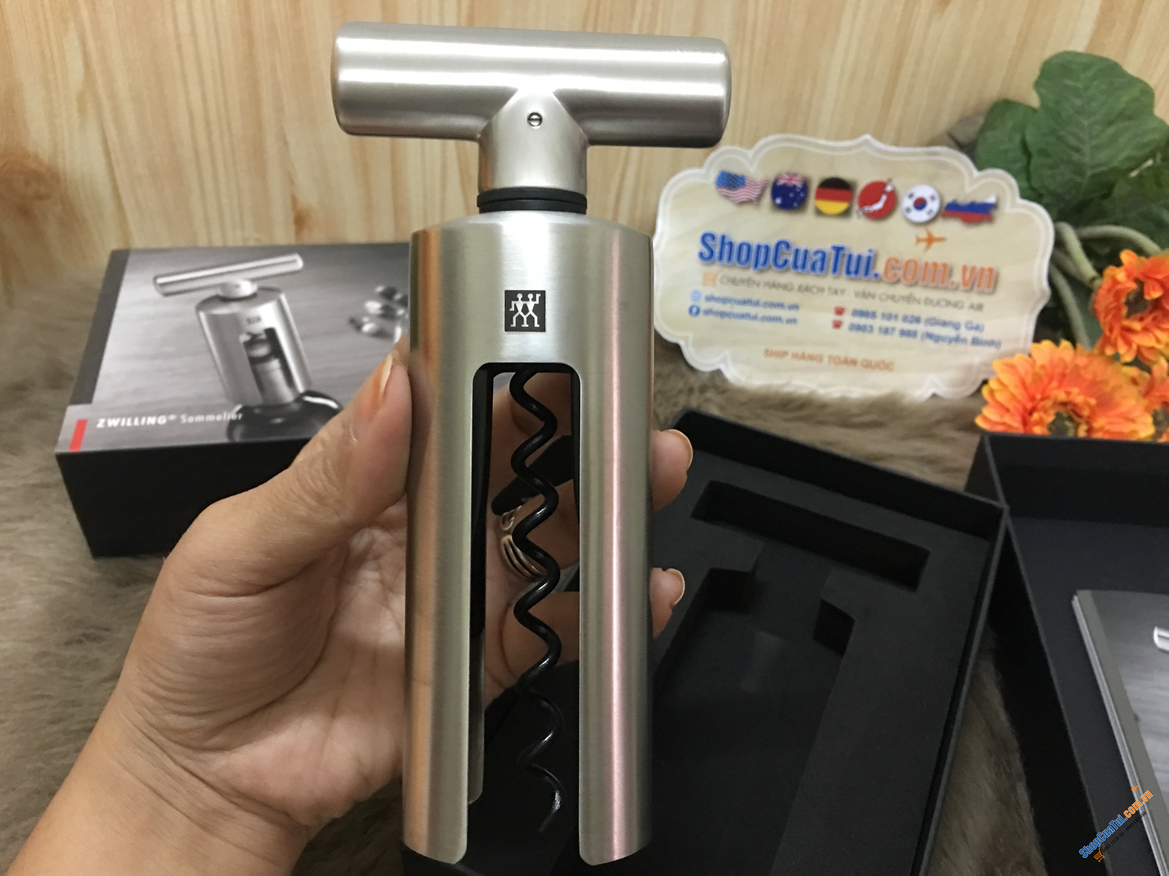 DỤNG CỤ MỞ RƯỢU VANG CAO CẤP ZWILLING LOẠI TO