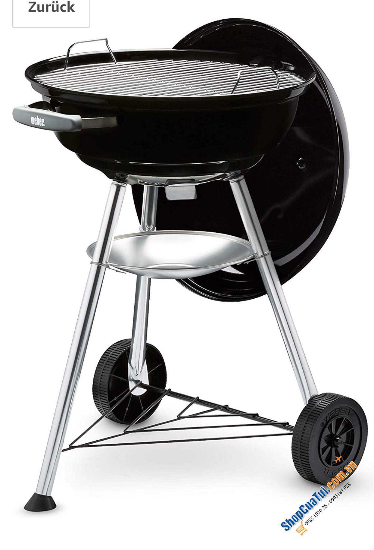 BẾP NƯỚNG THAN HOA NGOÀI TRỜI WEBER ĐƯỜNG KÍNH 47CM