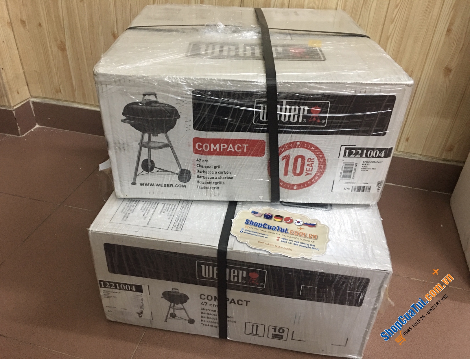 BẾP NƯỚNG THAN HOA NGOÀI TRỜI WEBER ĐƯỜNG KÍNH 47CM