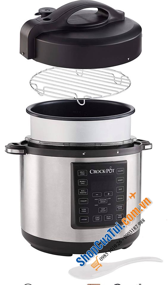 NỒI ÁP SUẤT ĐA NĂNG THÔNG MINH INSTANT POT CSC51X 12 chương trình nấu