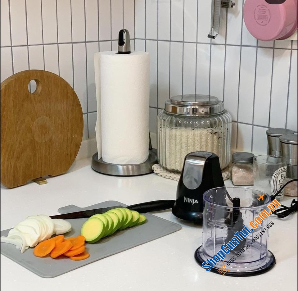 DỤNG CỤ ĐỂ GIẤY NHÀ BẾP INOX SIMPLEHUMAN