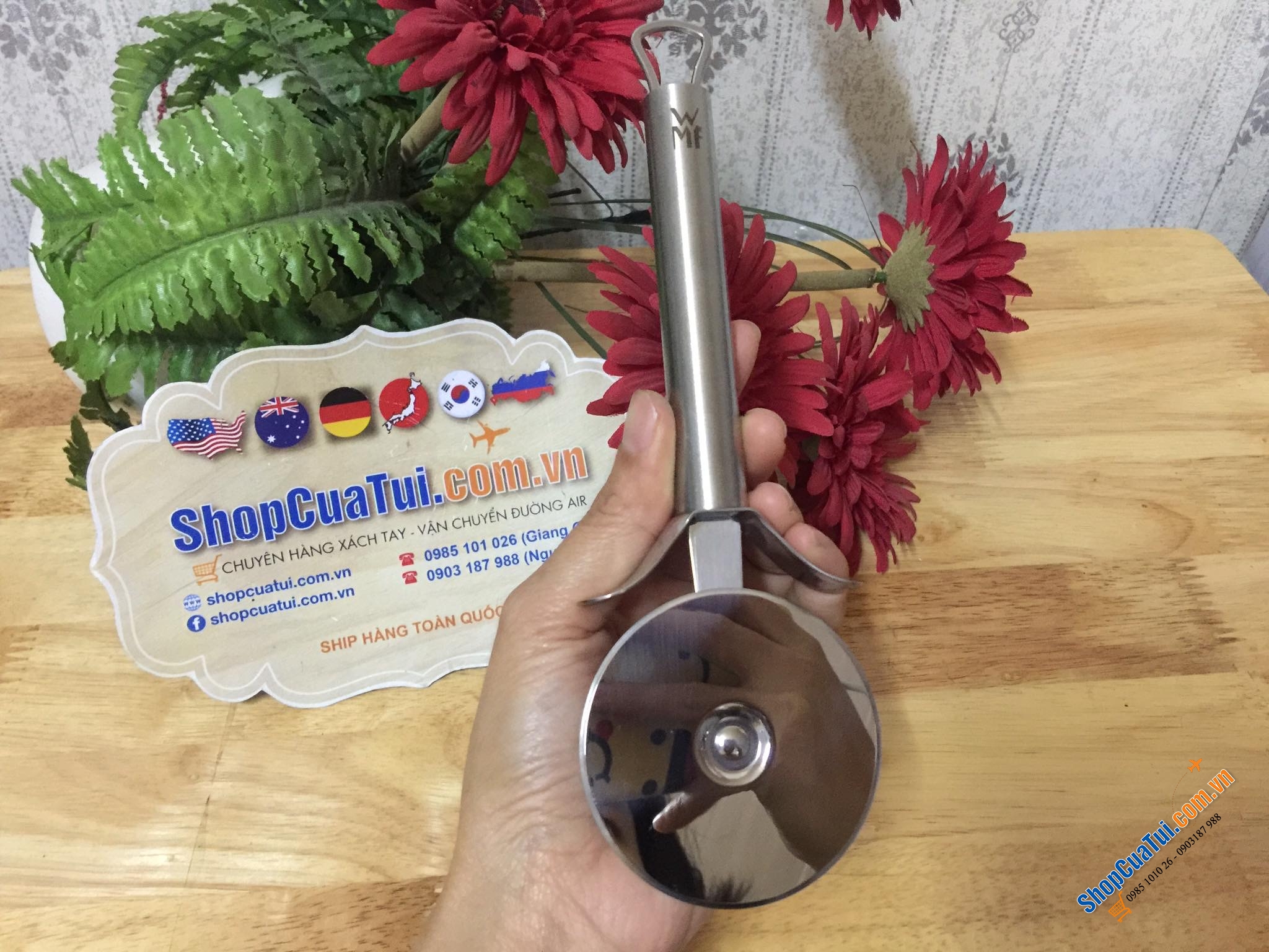DAO CẮT PIZZA WMF PROFI PLUS LƯỠI THÉP