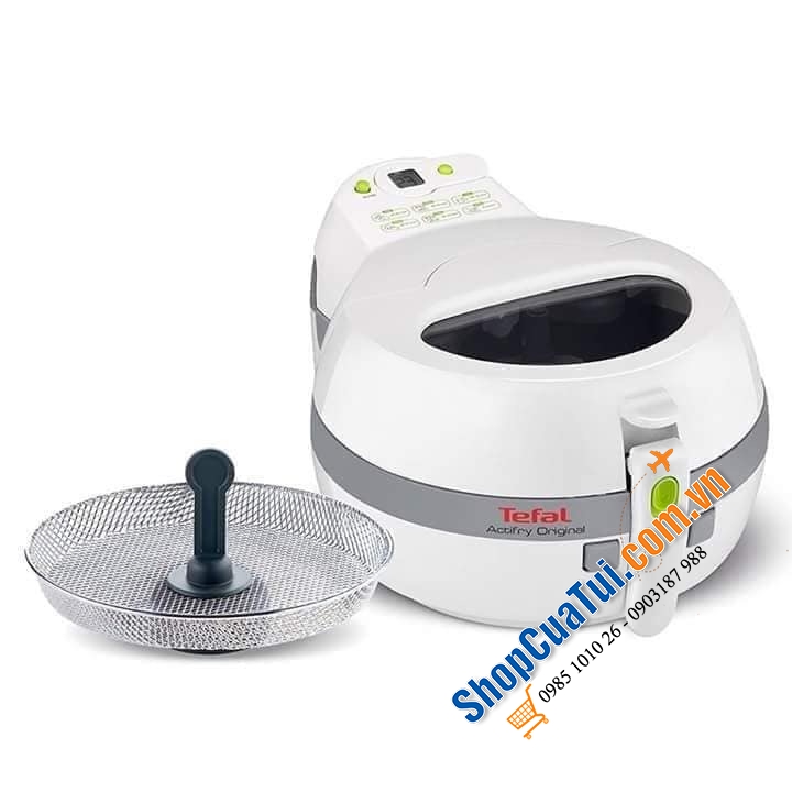 NỒI CHIÊN KHÔNG DẦU TEFAL FZ7110 cải tiến kèm thêm vỉ lưới tuyệt ngon cho các món nướng - Made in france