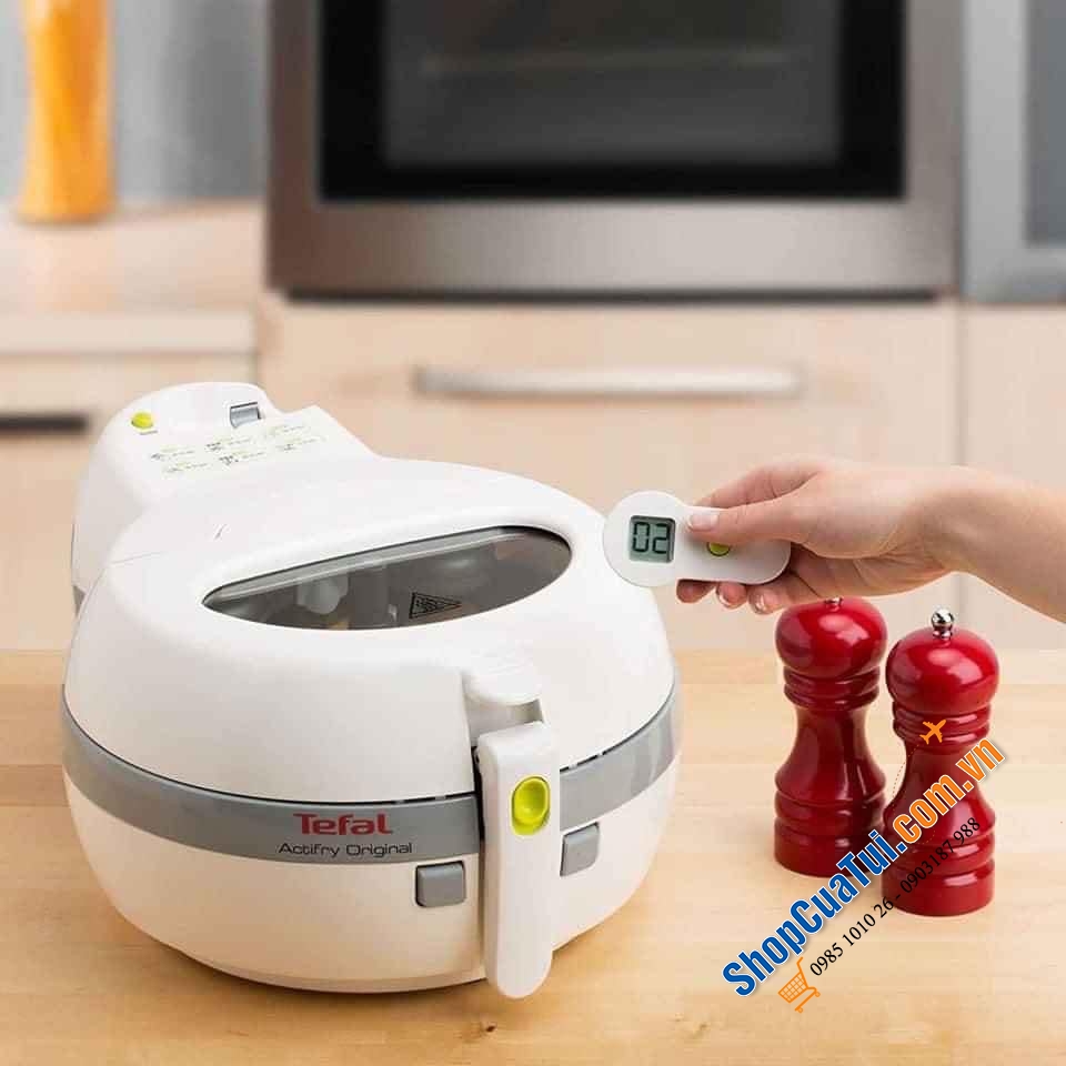 NỒI CHIÊN KHÔNG DẦU TEFAL FZ7110 cải tiến kèm thêm vỉ lưới tuyệt ngon cho các món nướng - Made in france