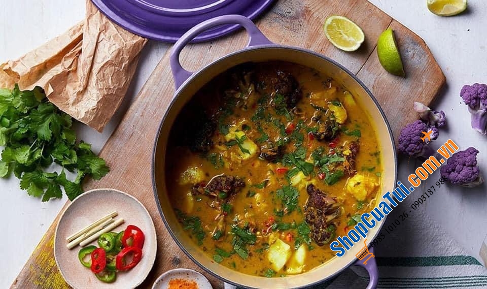 NỒI LE CREUSET TÍM 20CM