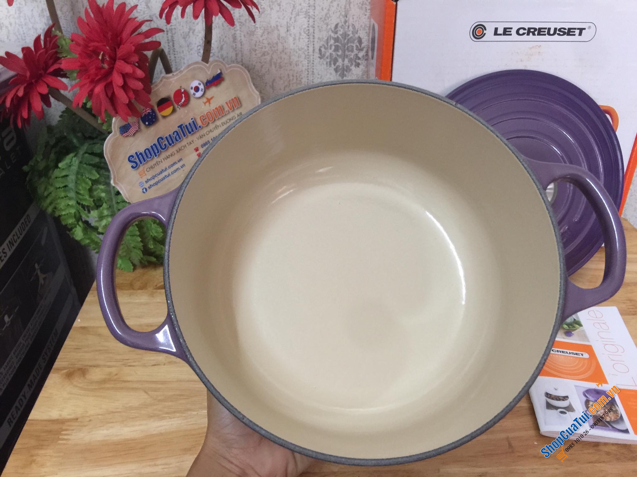 NỒI LE CREUSET TÍM 20CM
