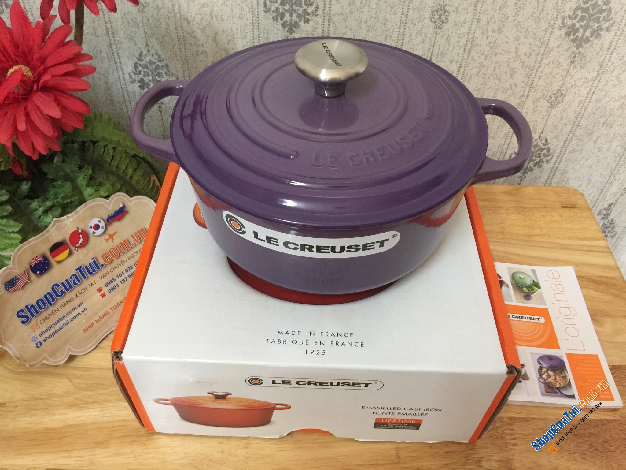 NỒI LE CREUSET TÍM 20CM