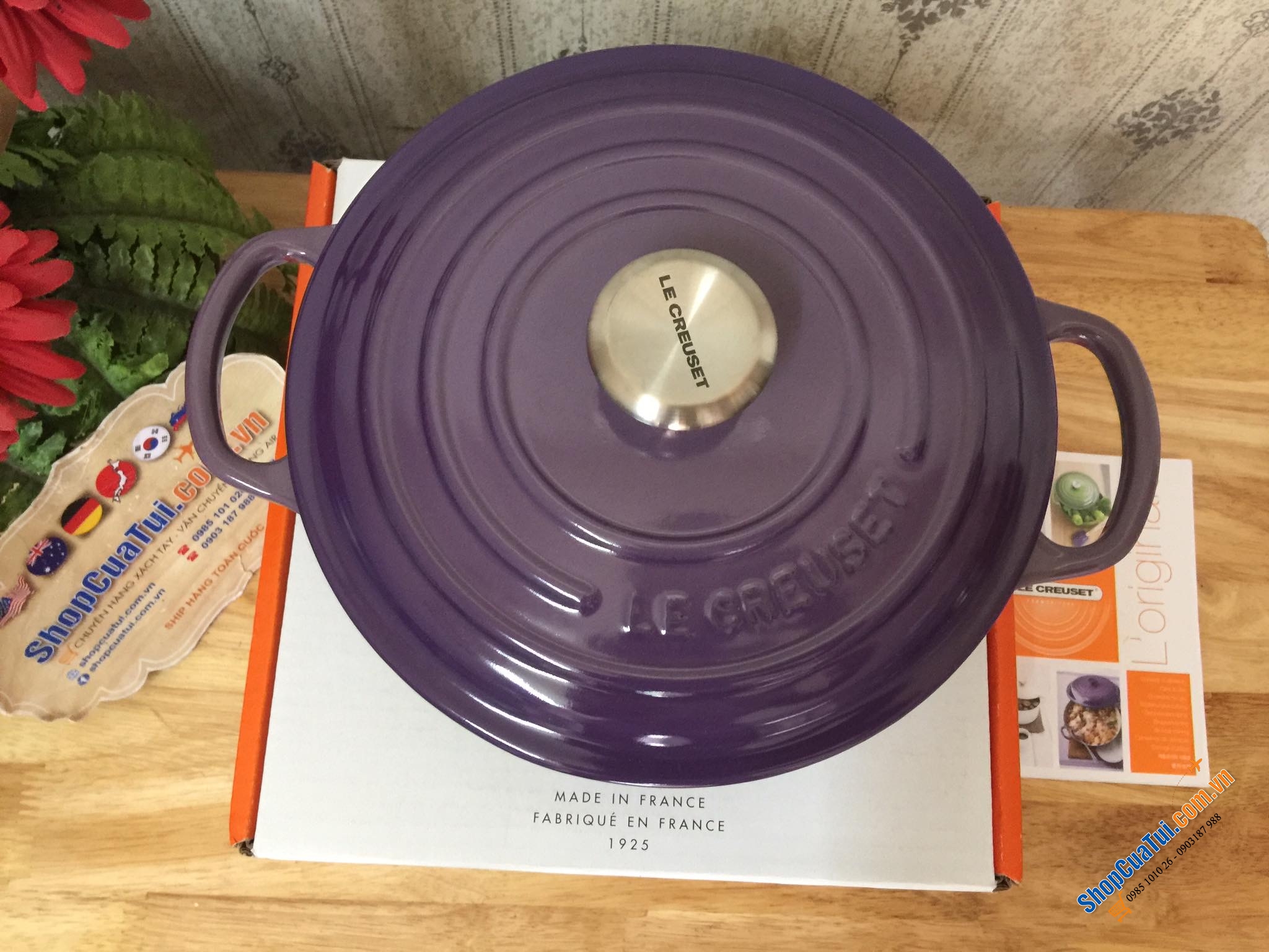 NỒI LE CREUSET TÍM 20CM