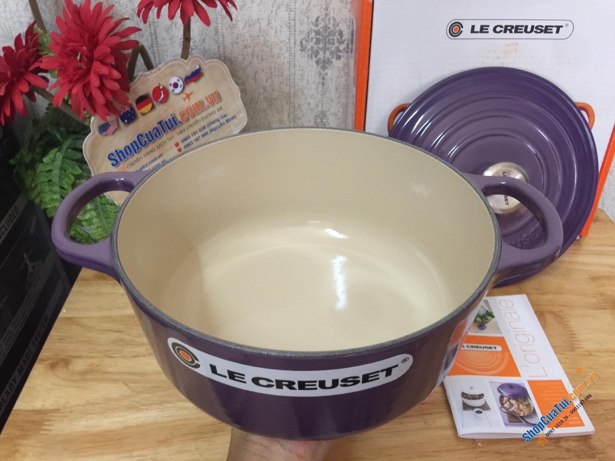 NỒI LE CREUSET TÍM 20CM