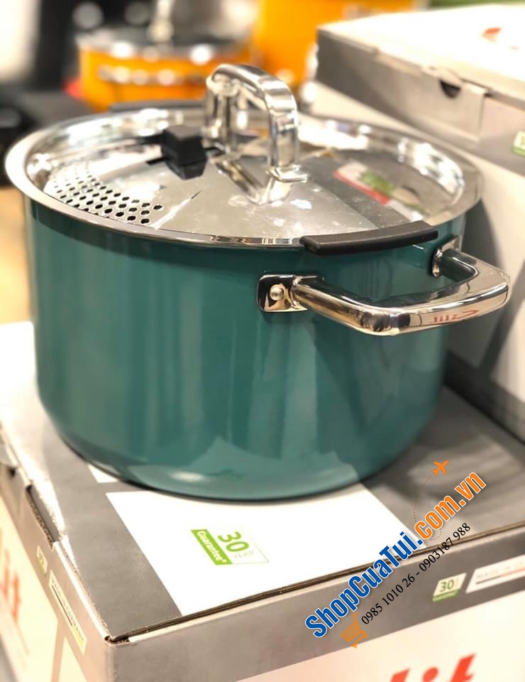 NỒI SILIT OCEAN GREEN CHỐNG DÍNH 24 CM - DUNG TÍCH 6,4 LIT